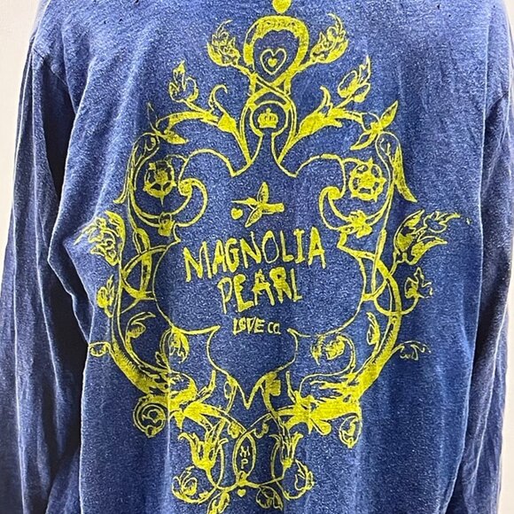 MAGNOLIA PEARL "Find the Truth" Viggo Long Sleeve Purple Tee: New with Tags! OS - Picture 3 of 14